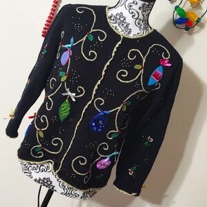 Christmas Sweater Ornaments by Designers Originals Studio Joy Medium